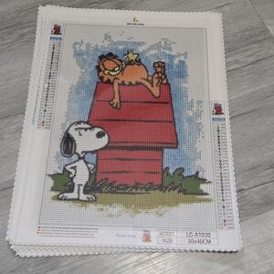Snoopy Garfield DIY 5D Full Round Drill Diamond Painting